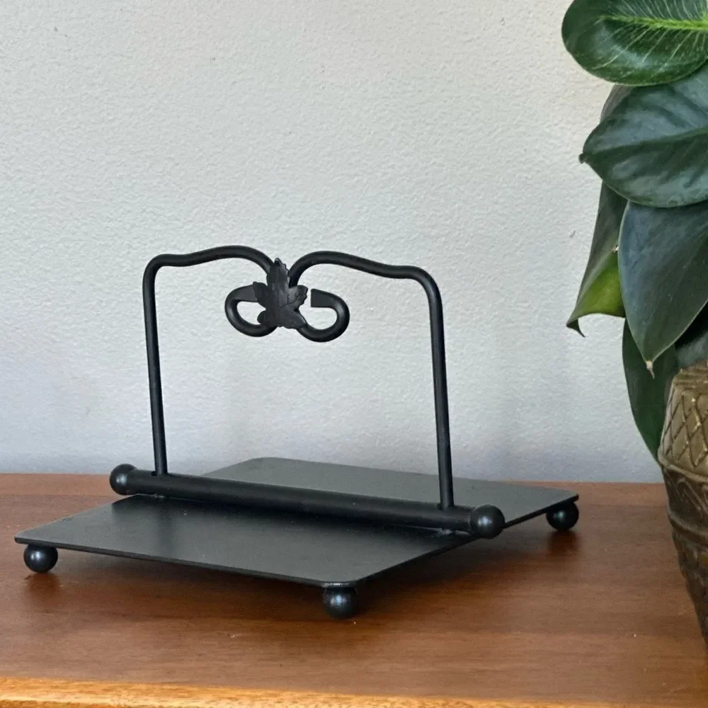 Longaberger Maple Leaf Wrought Iron Napkin Holder!